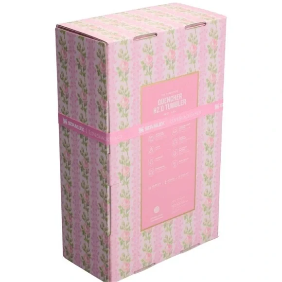 The Stanley x LoveShackFancy Quencher 40 OZ Blooming Heirloom Floral Bow - Picture 6 of 17